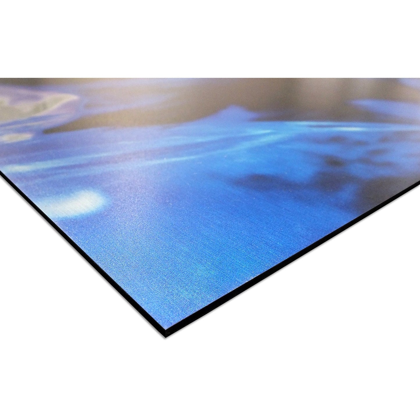 Aluminiumbild - Sportwagen Seite Schwarz Weiss Detail