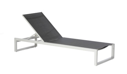 Liege "Argos" Alu silber, Textilgewebe schwarz-silber