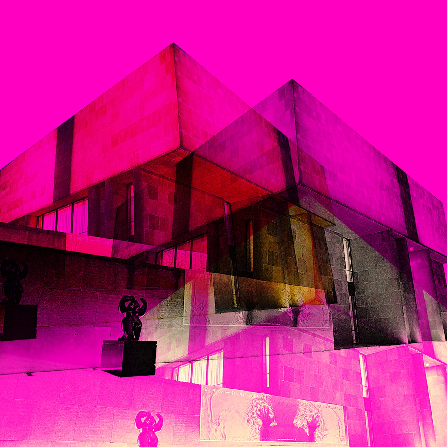 Acrylglasbild - Kunsthalle Pink