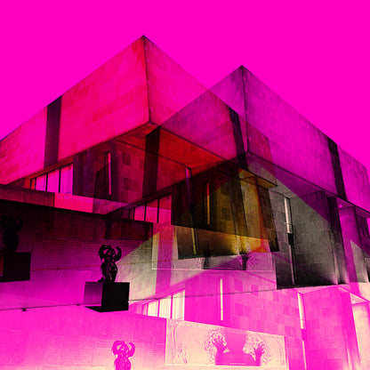 Acrylglasbild - Kunsthalle Pink