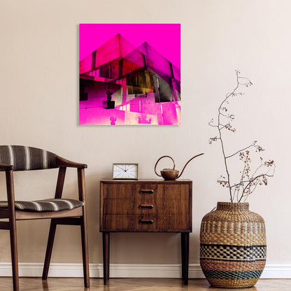 Acrylglasbild - Kunsthalle Pink
