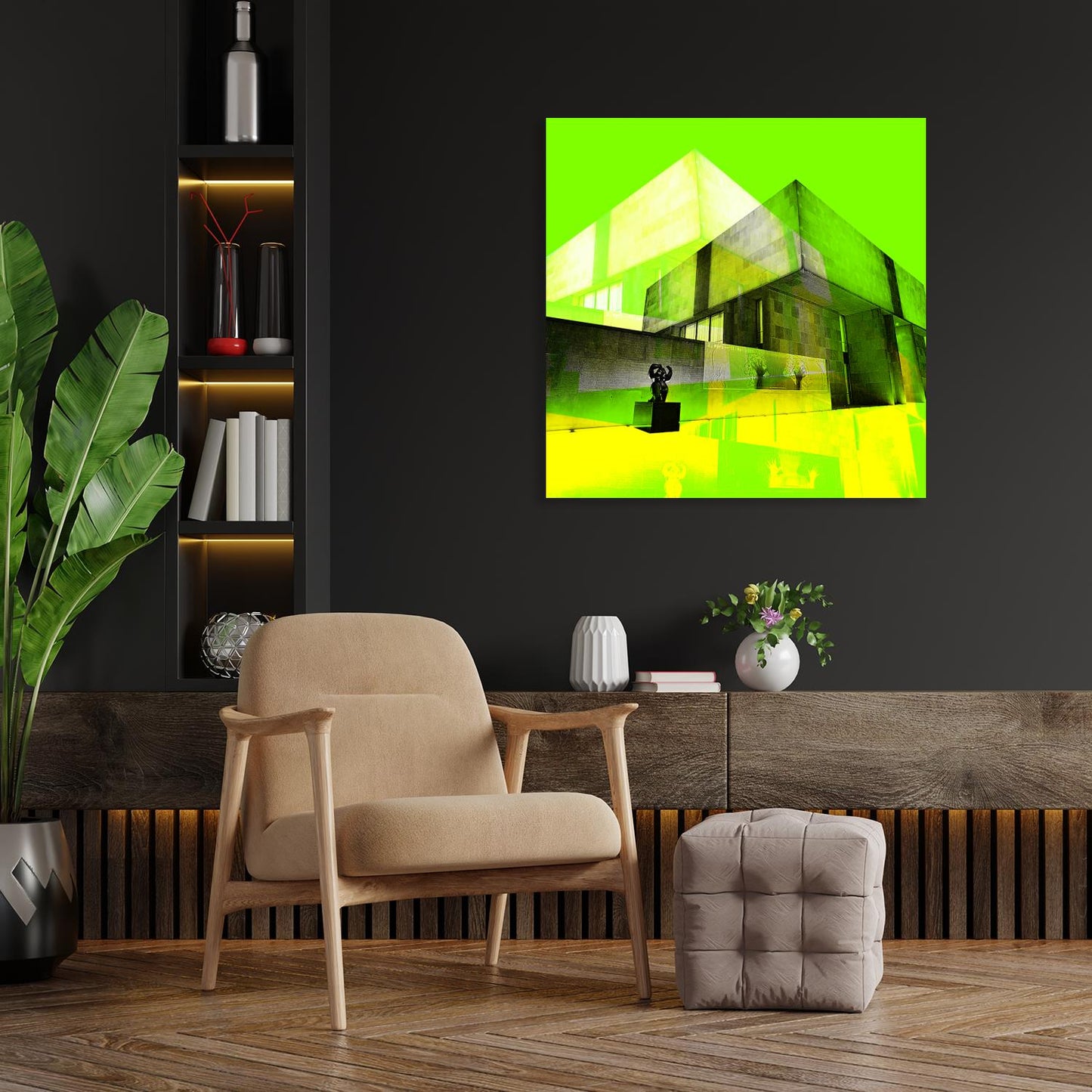 Acrylglasbild - Kunsthalle Grün