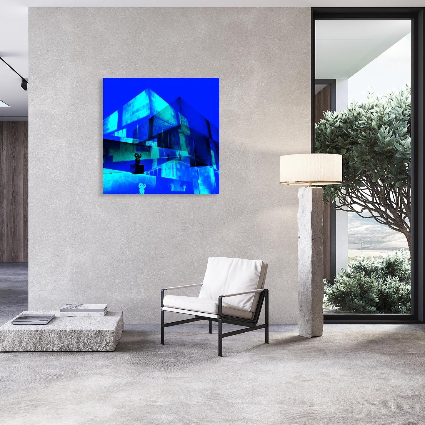Acrylglasbild - Kunsthalle Blau