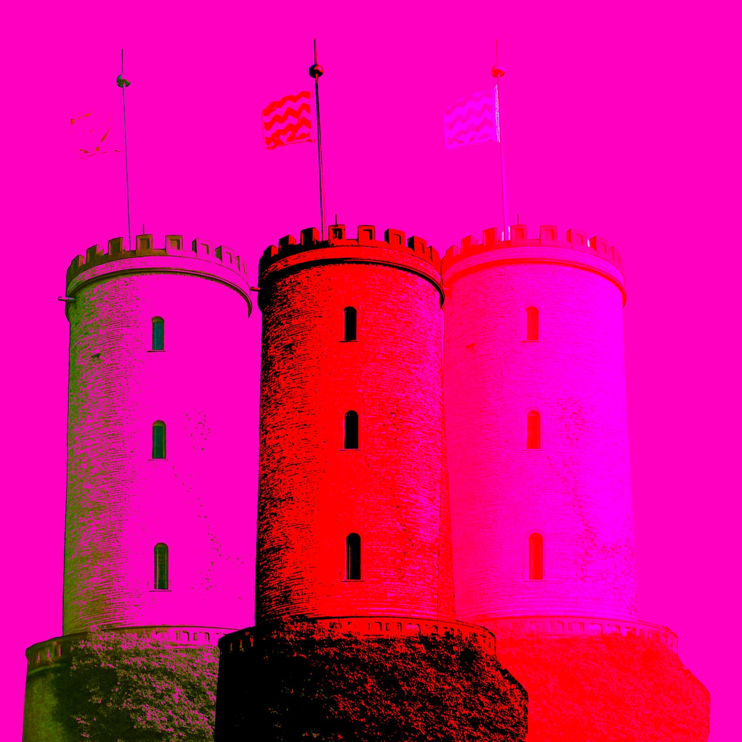 Acrylglasbild - Sparrenburg Pink