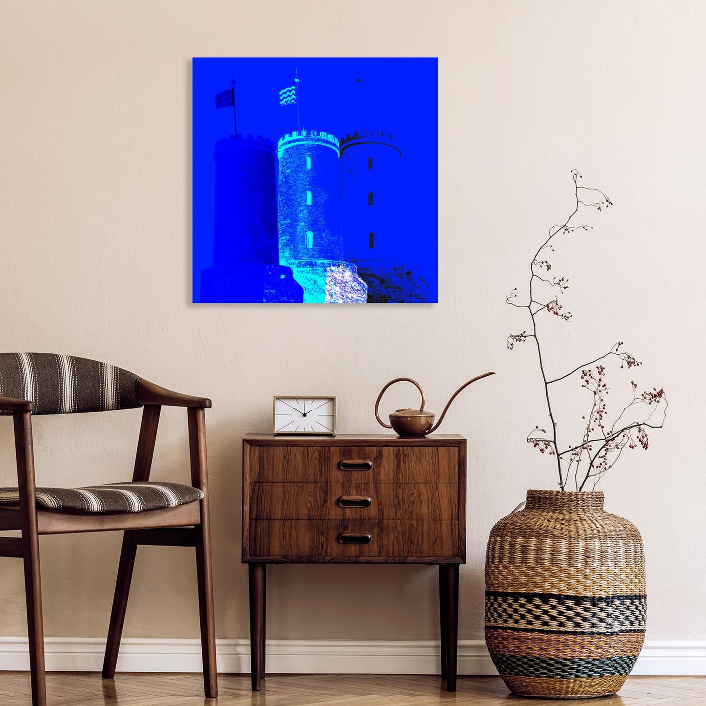 Acrylglasbild - Sparrenburg Blau
