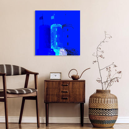 Acrylglasbild - Sparrenburg Blau
