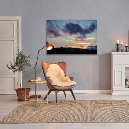 Acrylglasbild - Fernsehturm im Teutoburger Wald