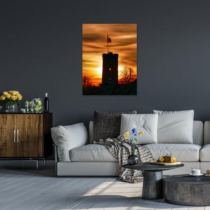Acrylglasbild - Sparrenburg Sundown