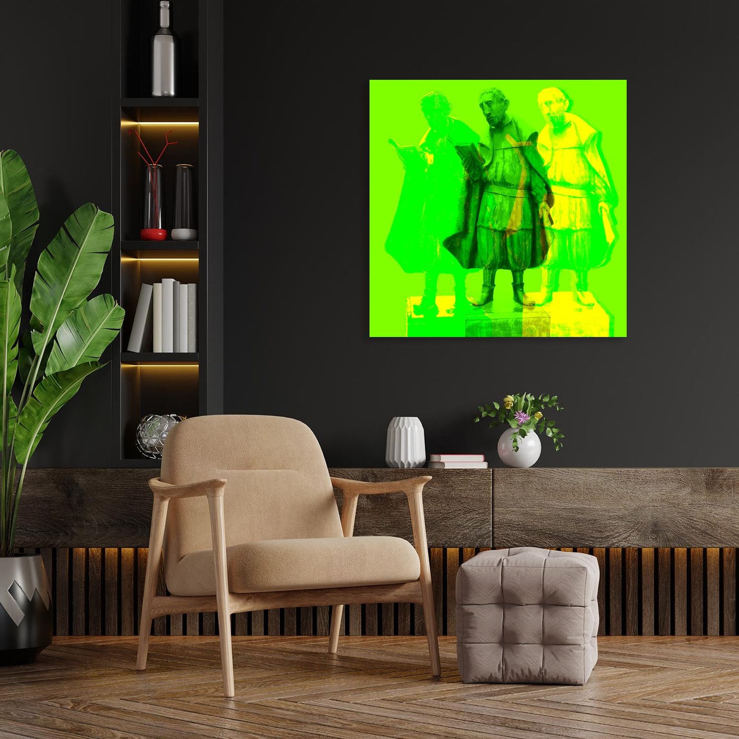 Acrylglasbild - Paderborn Friedrich Von Spee Grün