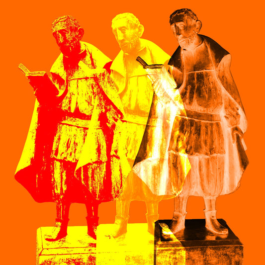 Acrylglasbild - Paderborn Friedrich Von Spee Orange