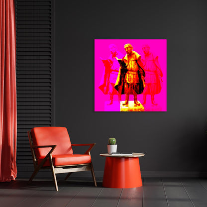 Acrylglasbild - Paderborn Friedrich Von Spee Pink