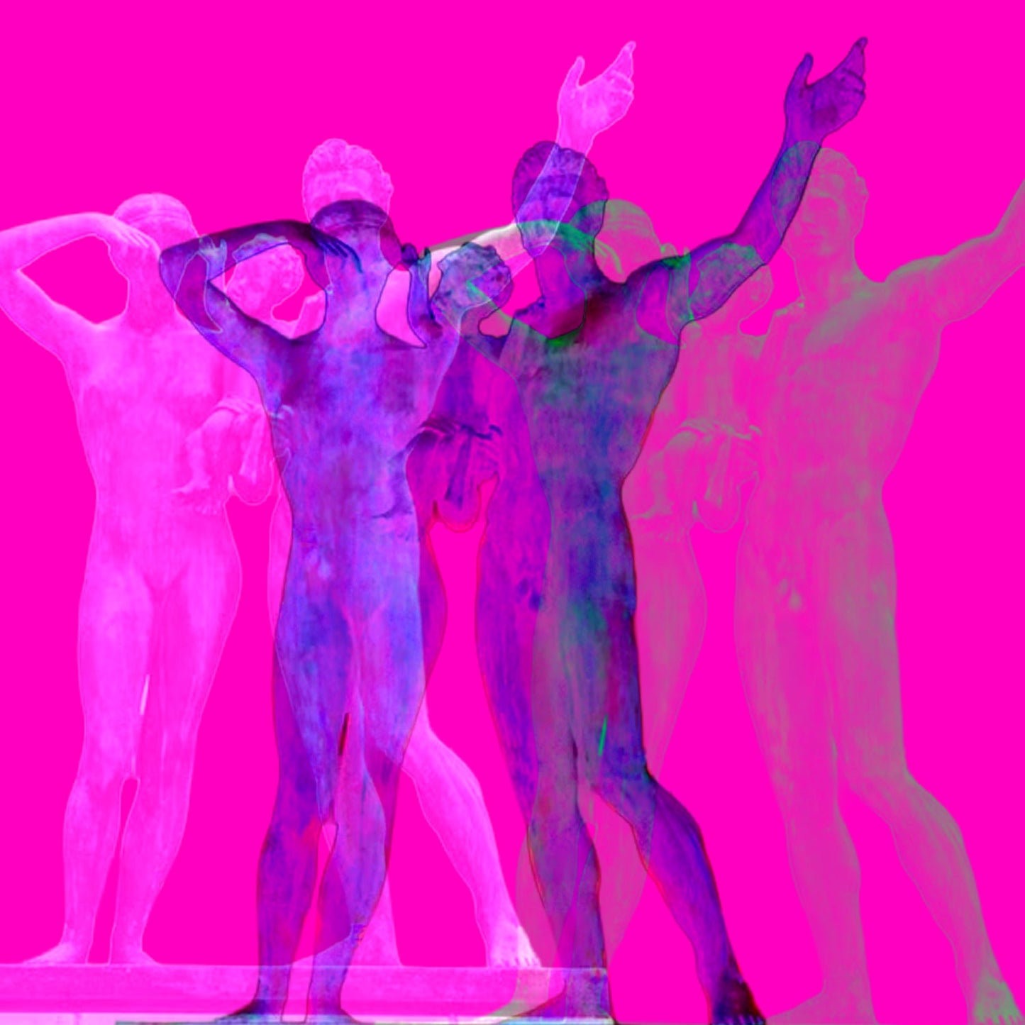 Acrylglasbild - Höxter Skulptur Ewiges Leben Pink