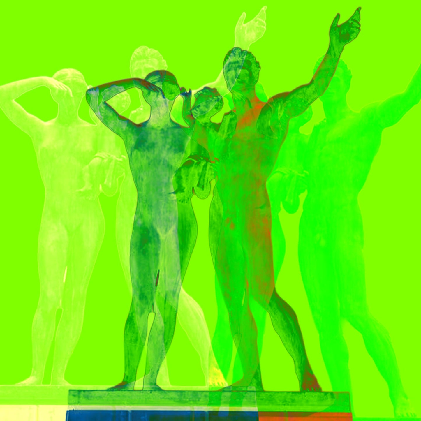 Acrylic glass picture - Höxter sculpture Eternal Life Green