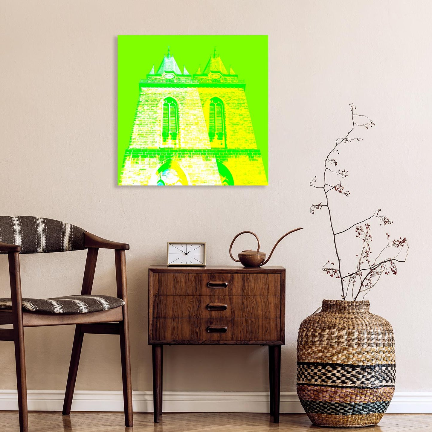 Acrylic glass picture - Herford Petri Church Green