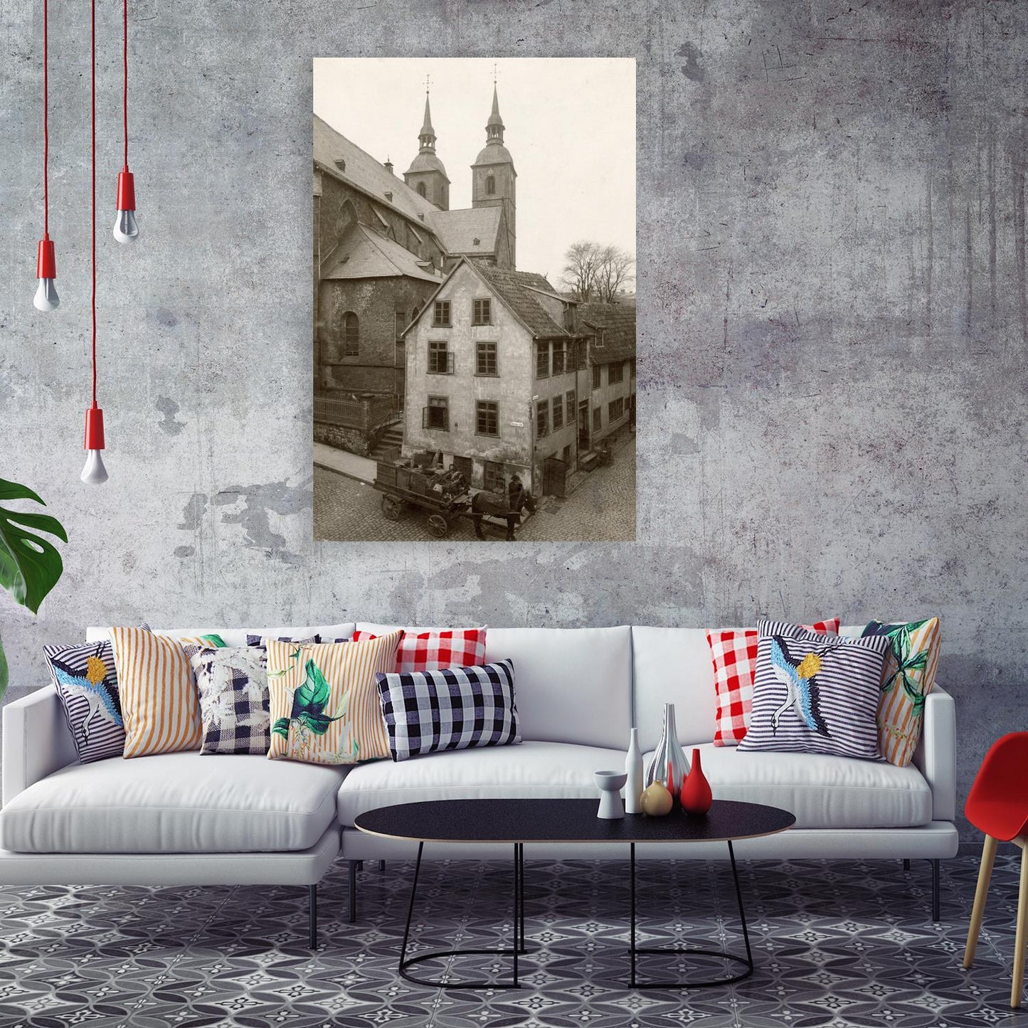 Acrylic glass picture - Papenmarkt, corner of Breite Straße