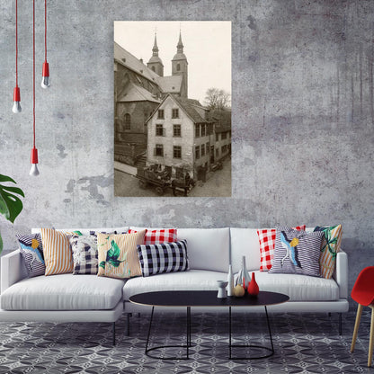Acrylic glass picture - Papenmarkt, corner of Breite Straße