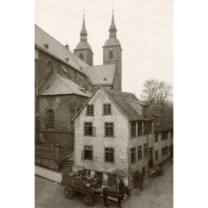 Acrylic glass picture - Papenmarkt, corner of Breite Straße
