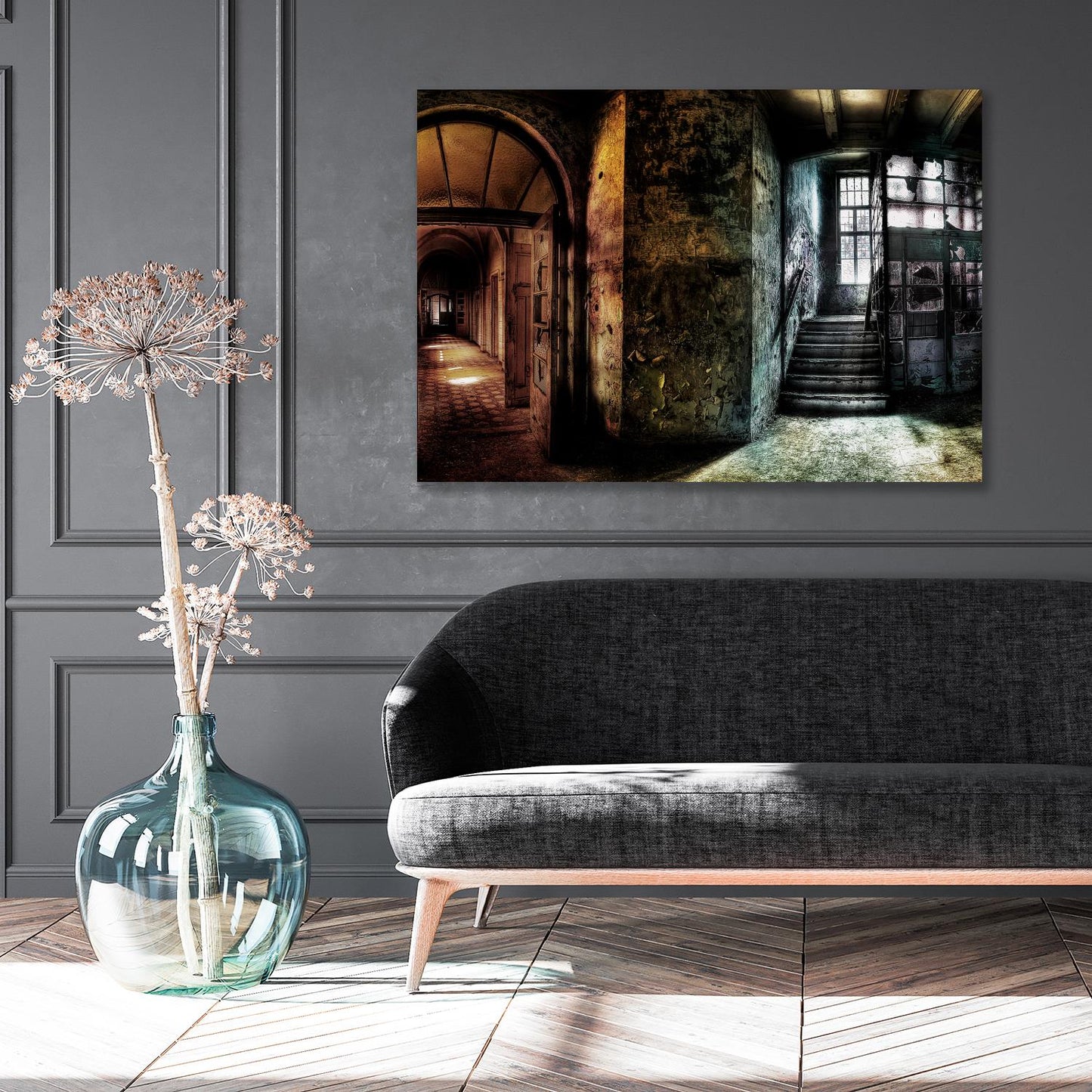 Aluminum picture - Lost place