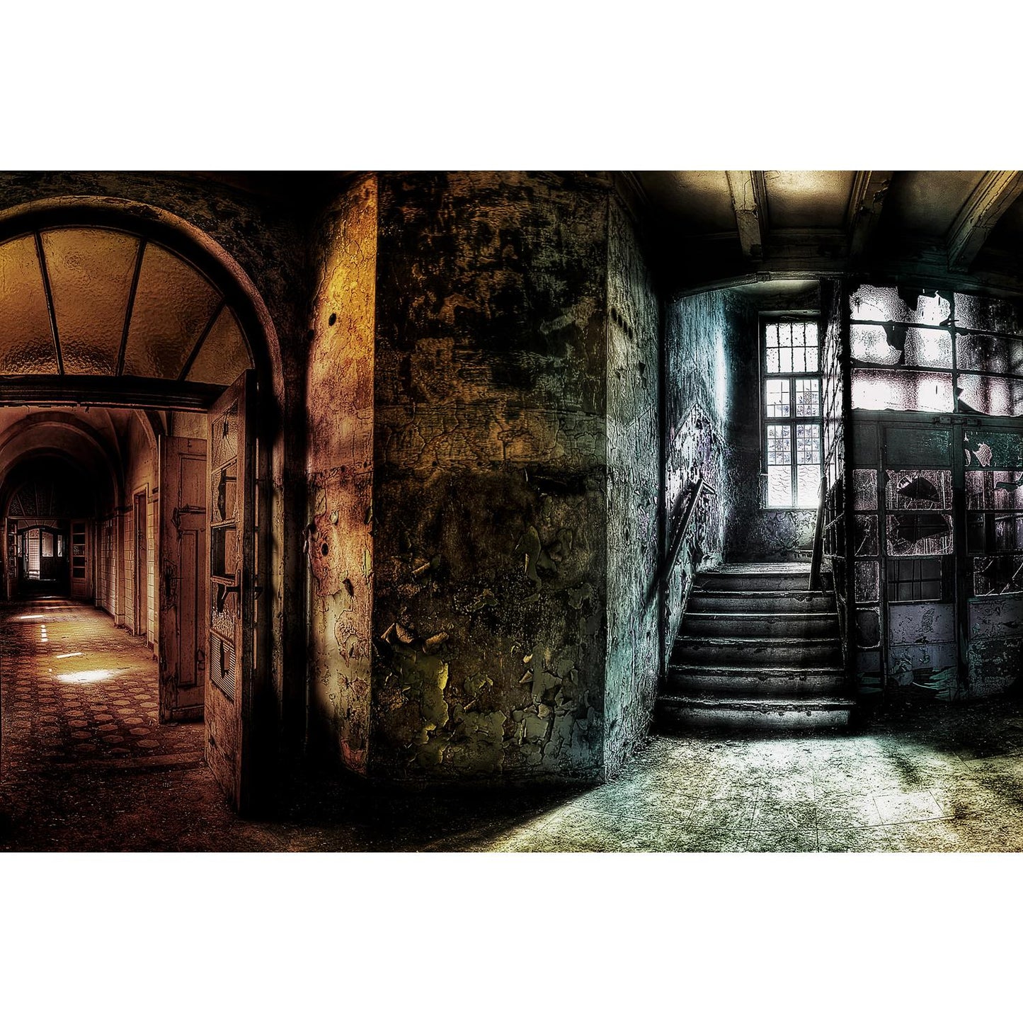 Aluminum picture - Lost place