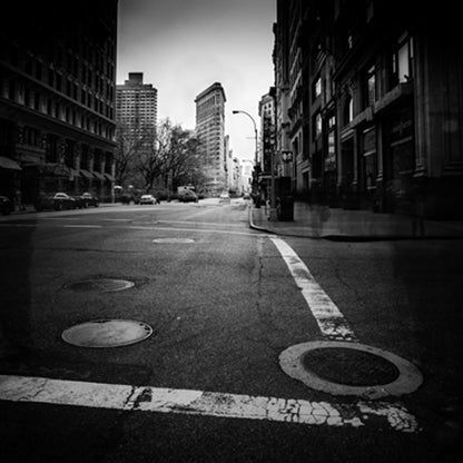 Aluminiumbild – Street B&W
