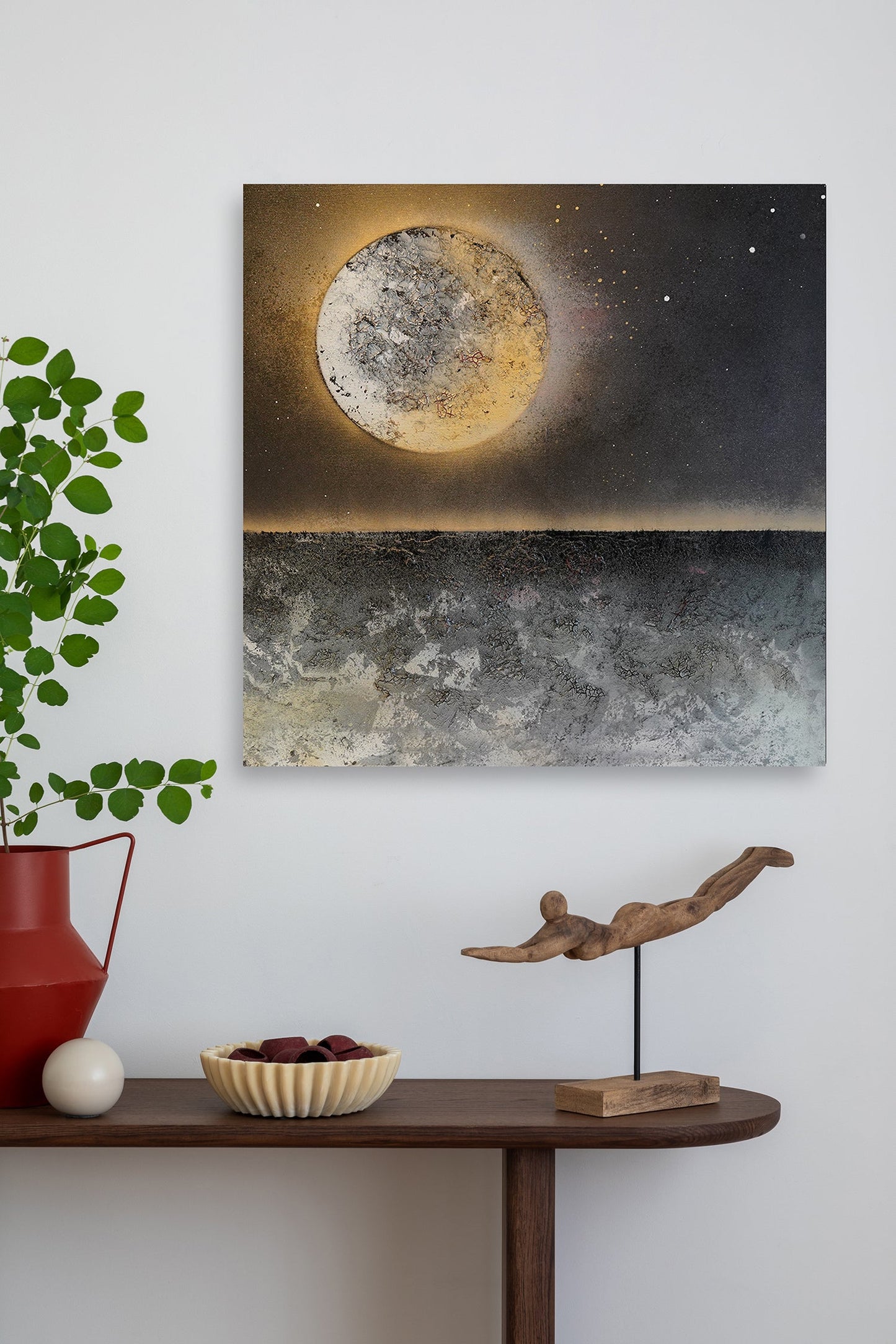 Aluminiumbild – Künstleredition Torsten Reuter Moon I