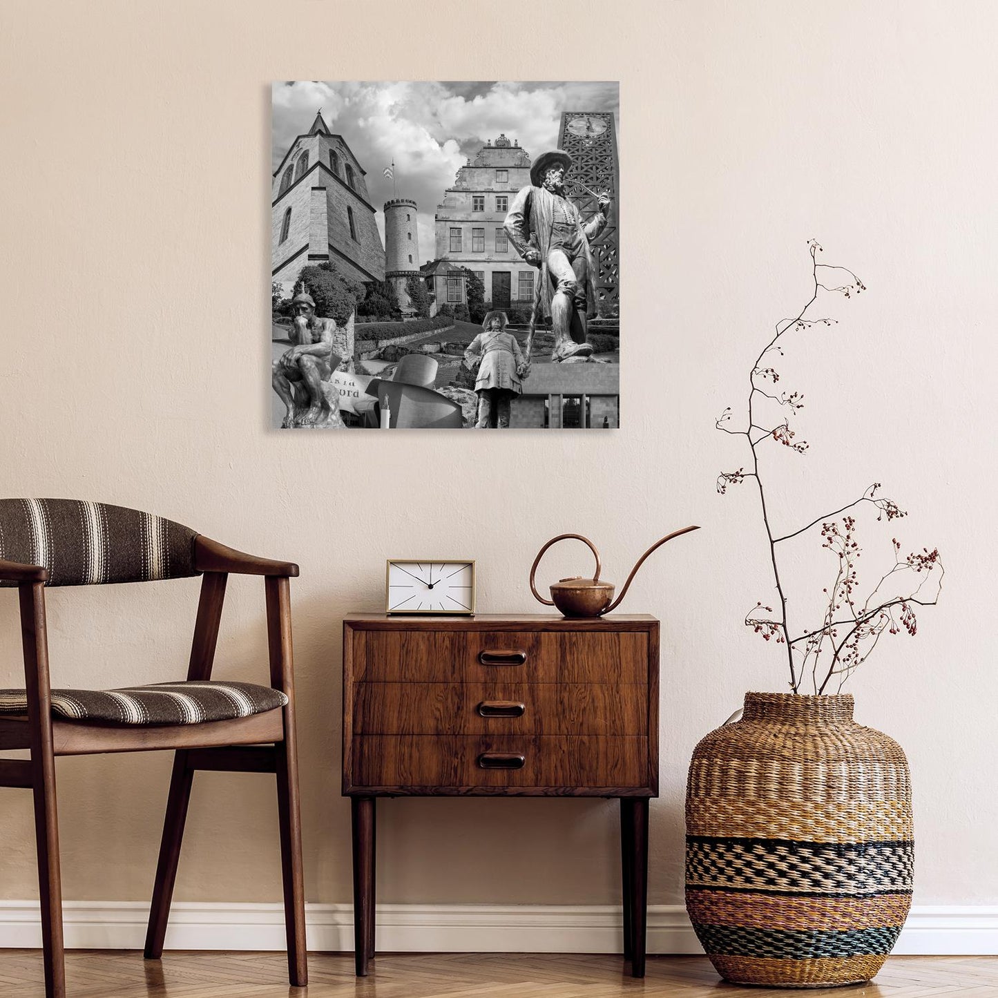 Aluminiumbild – Bielefeld Collage