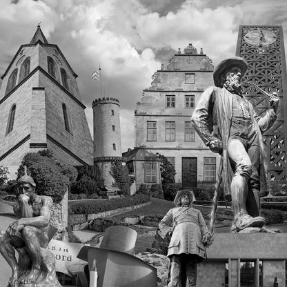 Aluminiumbild – Bielefeld Collage