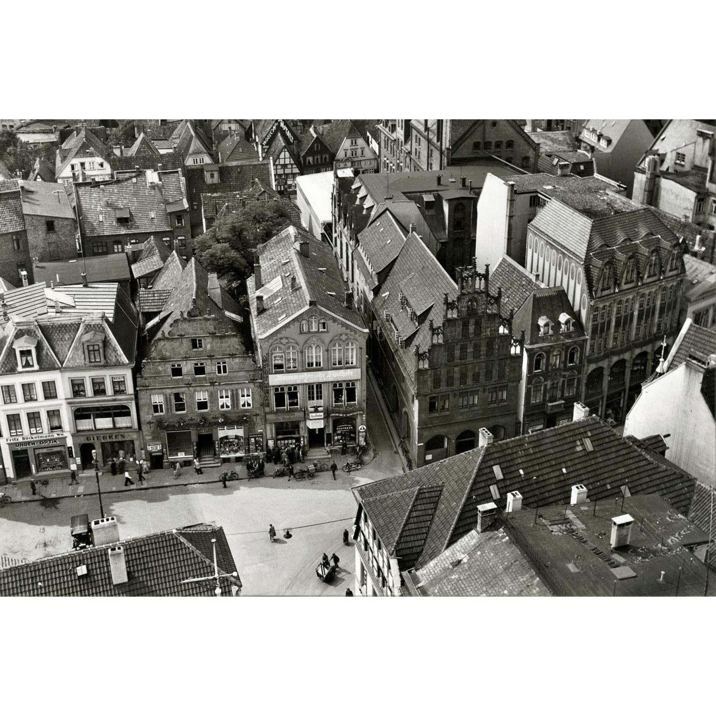 Aluminiumbild - Alter Markt Luftbild