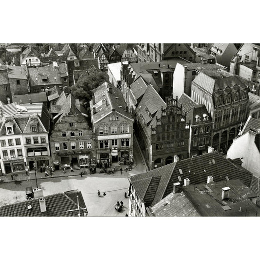 Aluminiumbild - Alter Markt Luftbild