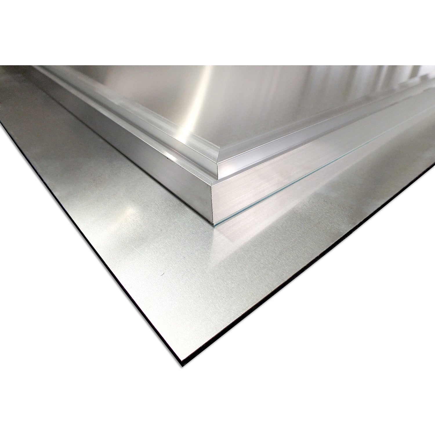 Aluminiumbild - Sportwagen Seite Schwarz Weiss Detail
