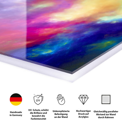 Acrylglasbild - Höxter Skulptur Ewiges Leben Pink