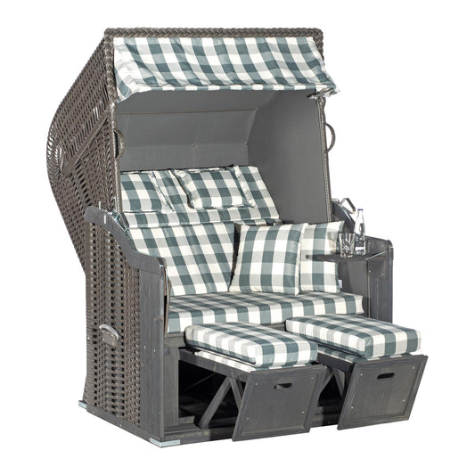 Strandkorb WB Anthrazit