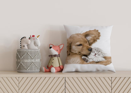 Hund und Katze Kissen
