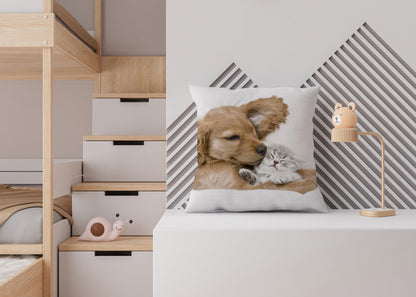 Hund und Katze Kissen