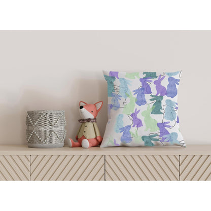 Pillowcase - Colorful Bunnies