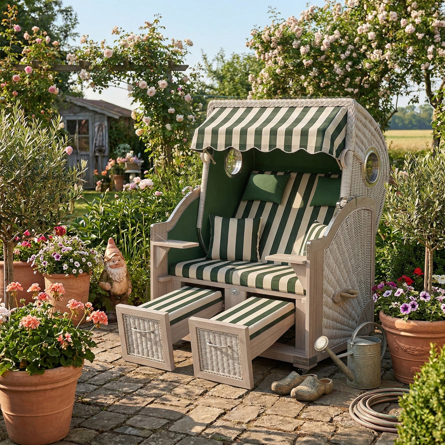Beach chair WB Green 