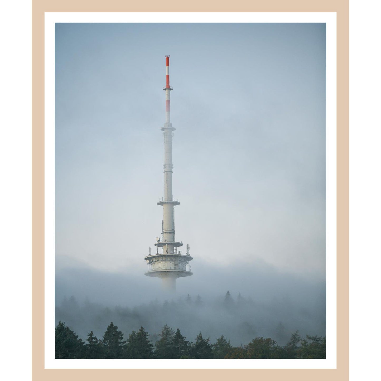 Framed image - TV tower