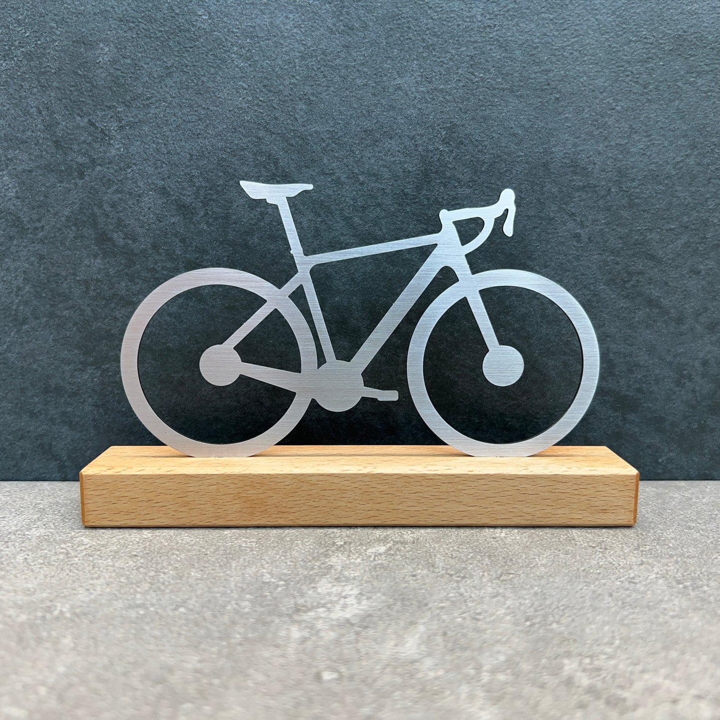 "Racing bike" on a wooden base, 15cm
