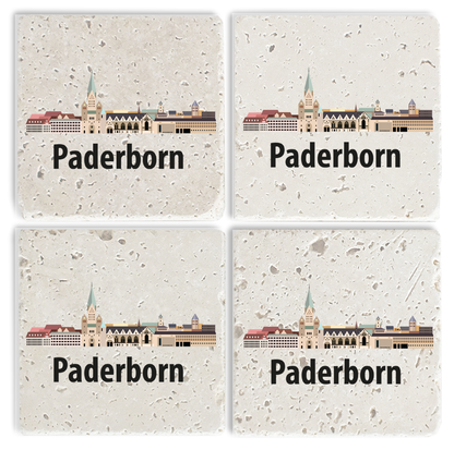 Steinuntersetzer-Set - Paderborn