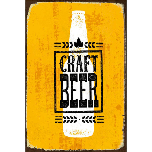 Tin sign - Craft beer