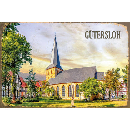 Blechschild - Gütersloh