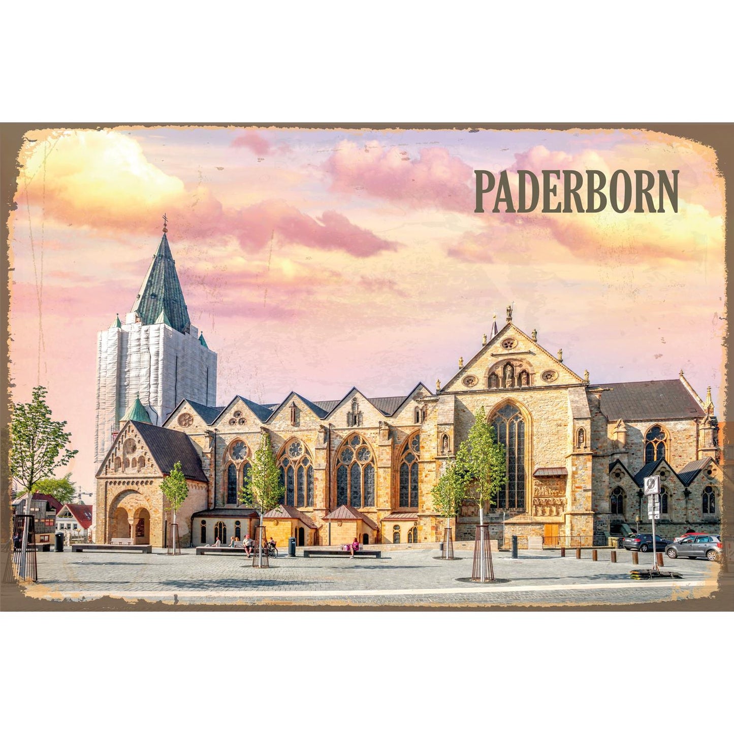 Blechschild - Paderborn