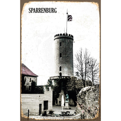 Blechschild - Sparrenburg