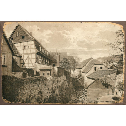 Blechschild - Nebelswall