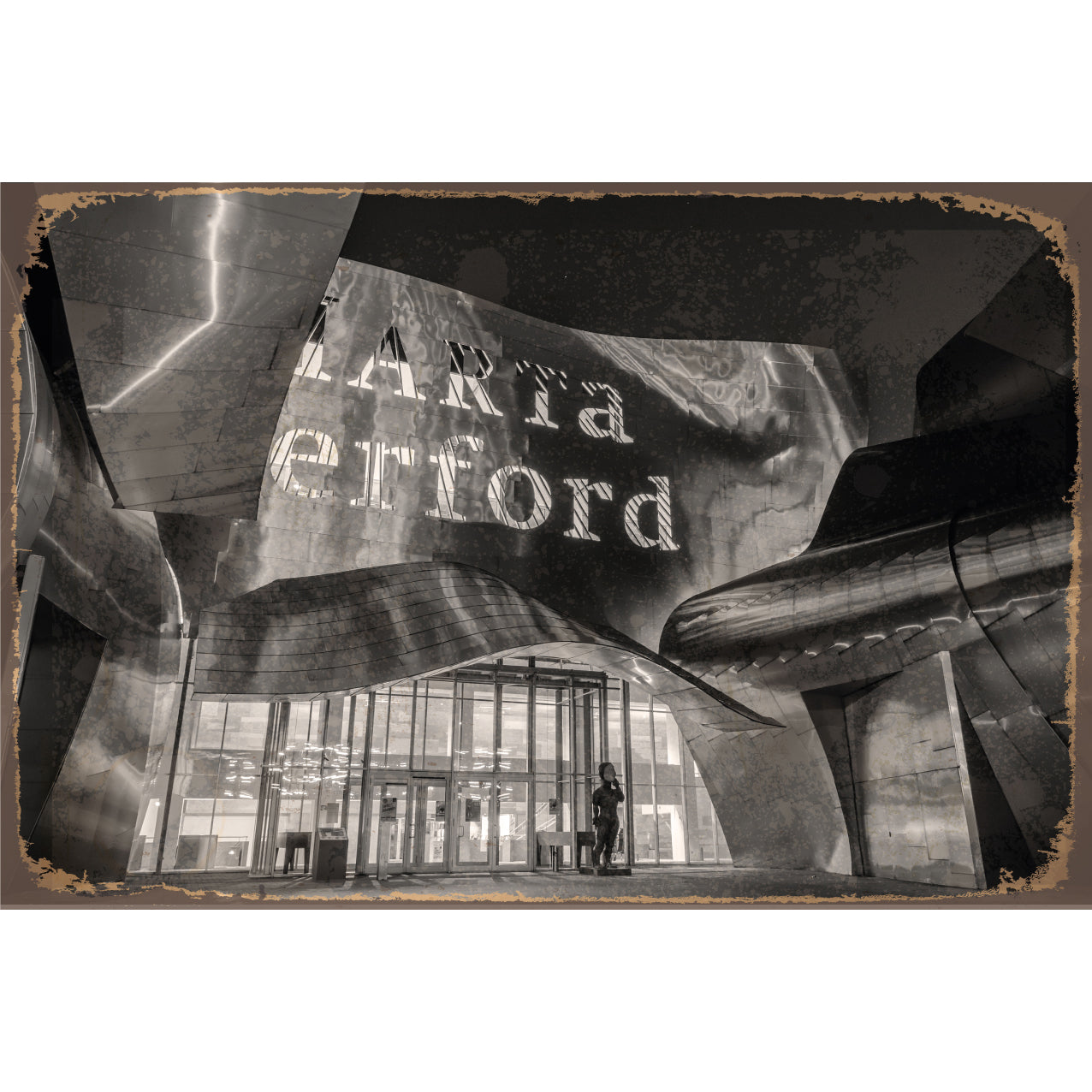 Blechschild - Herford-Marta