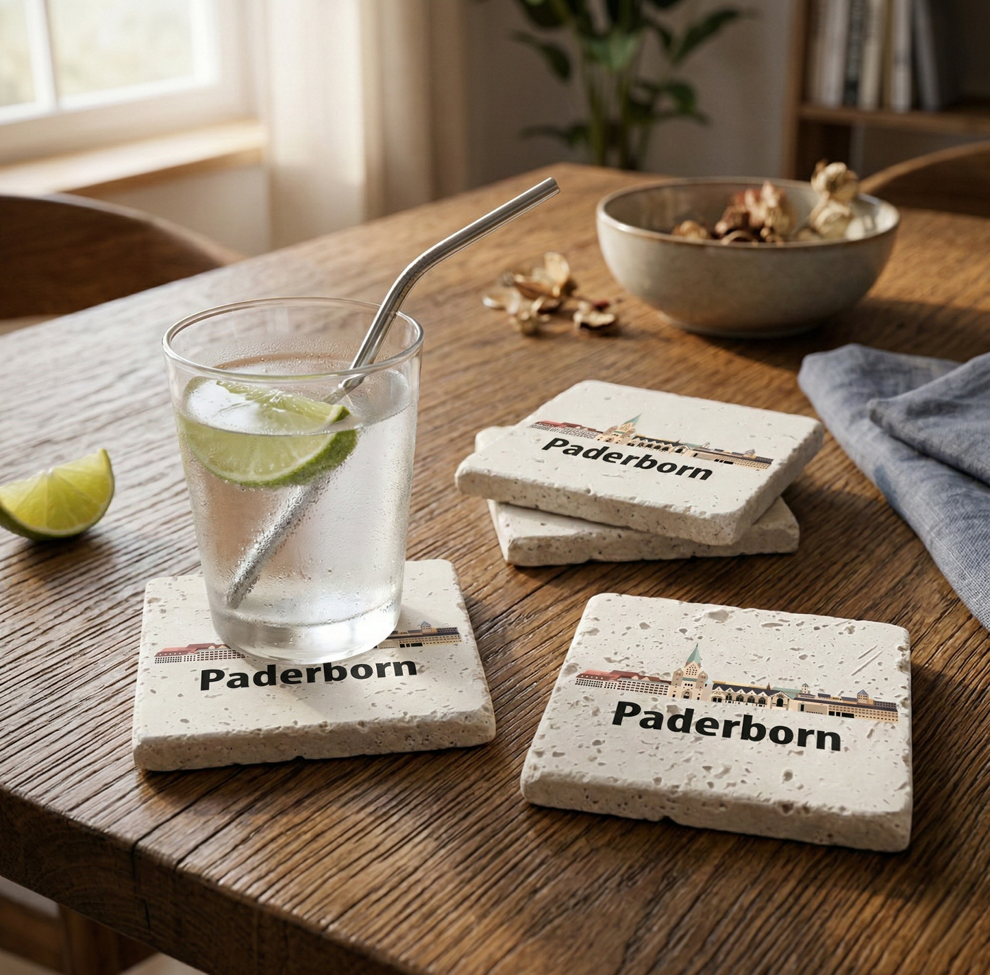 Steinuntersetzer-Set - Paderborn